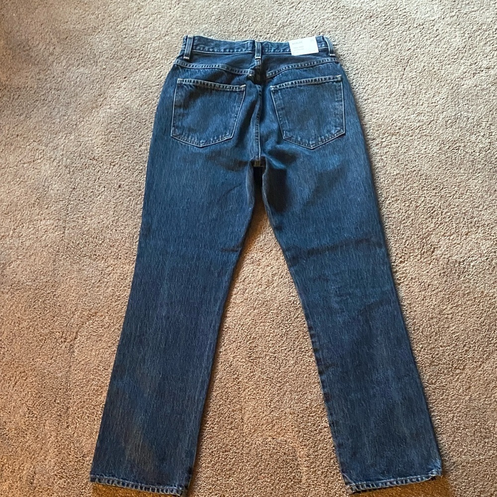 🆕 AGOLDE Pinch Waist High Rise Kick Jeans - Picture 4 of 7